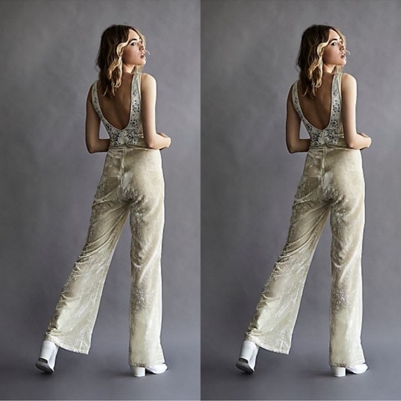 Free People Brenda Knight Jewel Evening Jumpsuit - Picture 3 of 7
